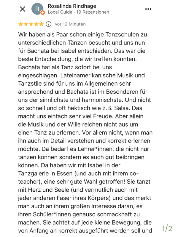 Rezension Rosalinda 1/2