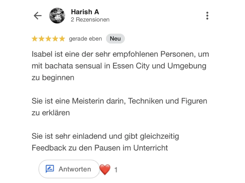 Rezension Harish